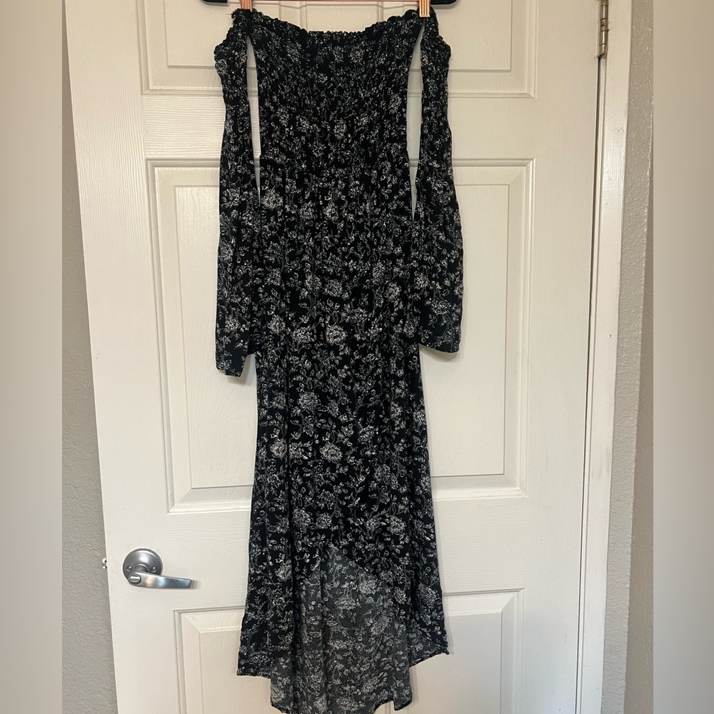 Lucy Love Black and Cream Dress